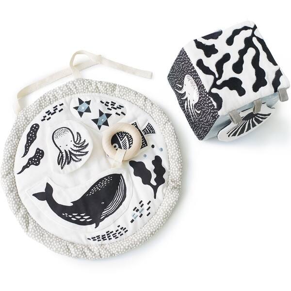 slide 2 of 5, Wee Gallery Ocean Baby Bundle - Black - N/A
