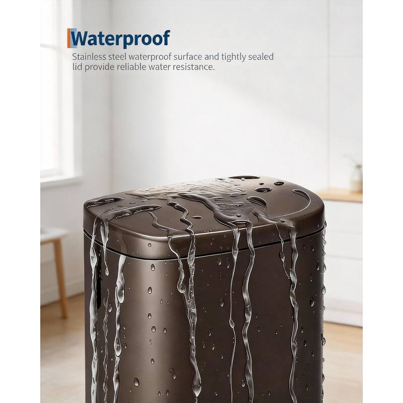 Kitchen Trash Can Combo Set, 13.2 & 2.6 Gallon