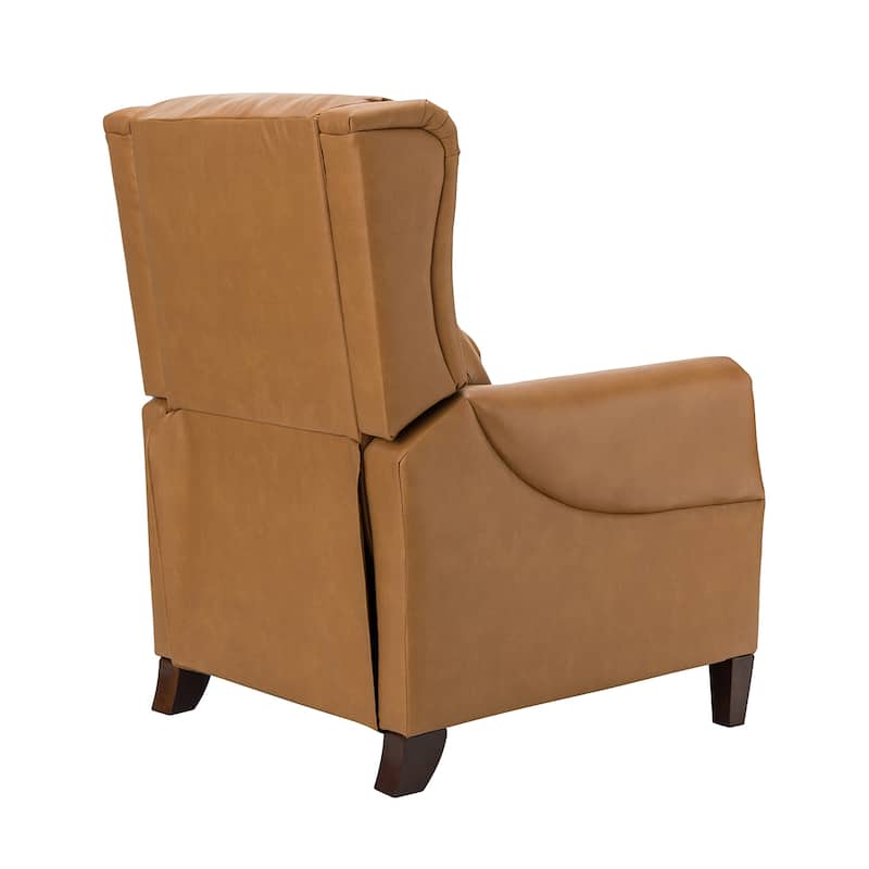 Alicia 32.68" Wide Genuine Leather Manual Recliner
