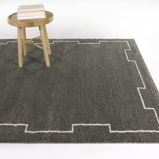 Clive Transitional Border Area Rug