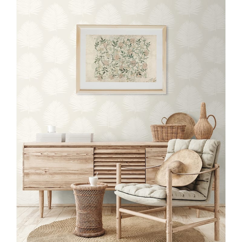 The Simple Life Island Palm Unpasted Wallpaper