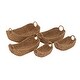 preview thumbnail 72 of 81, Handmade Dried Plant Wicker Contemporary Storage Basket