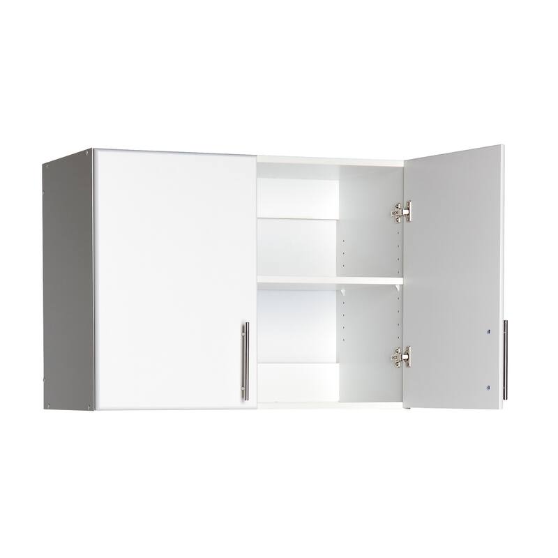 Prepac Elite Wall Cabinet, Garage Cabinet with Storage Shelf, Stackable, Garage Storage Cabinet with Doors and Shelves