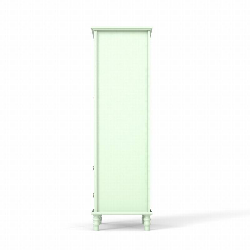 Modern 52.36" Wooden Buffet Cabinet with Glass Doors and Double Drawer for Living room, Dining Room Hallway Entryway