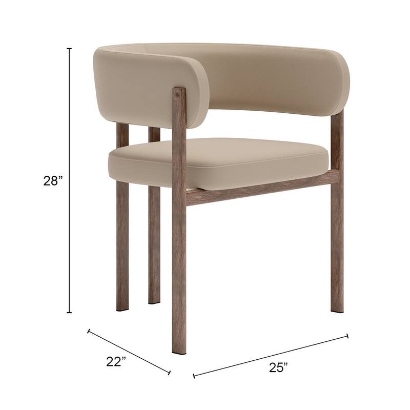 Ruge Dining Chair Beige
