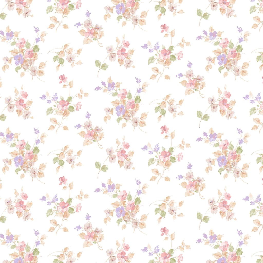 Winchester Blossom Mini 20.5 In X 33 Ft Washable Wallpaper