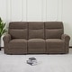 preview thumbnail 44 of 118, MCombo 64.6" Wall Hugger Power Loveseat Fabric Recliner Sofa with USB Ports
