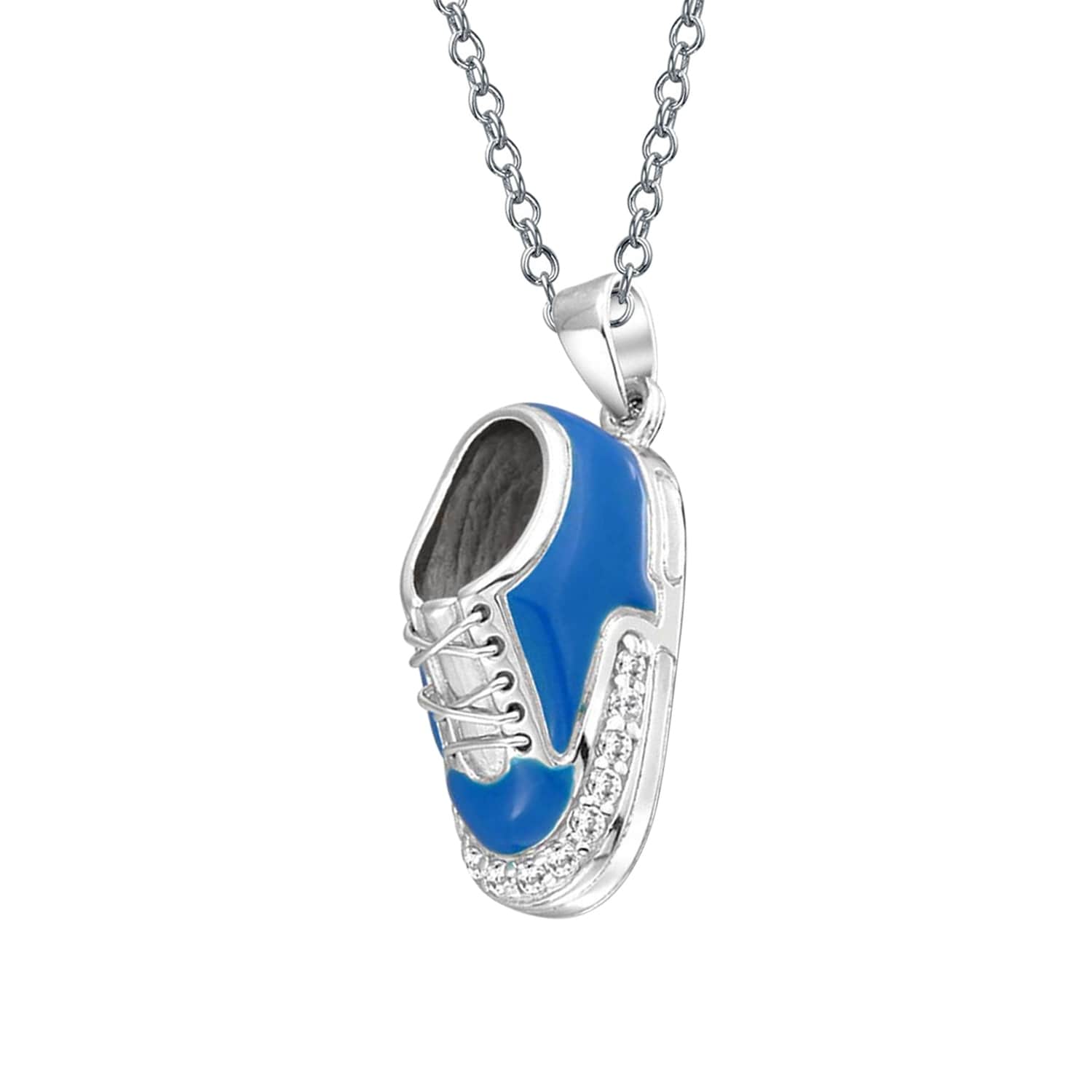 Jewels Obsession #1 Grandma Necklace Rhodium-plated 925 Silver #1 Grandma Pendant with 24 Necklace
