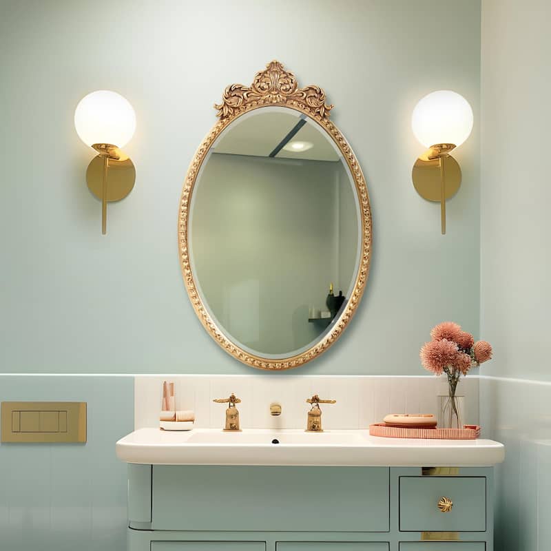 Moreau Oval Mirror- Vertical - 30.5H X 19.5/16W X 1.3/8D