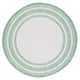 SAFAVIEH Courtyard Vickie Indoor/ Outdoor Waterproof Patio Backyard Rug - 6'7" x 6'7" Round - Ivory/Green