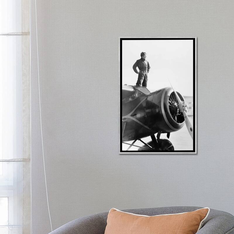 iCanvas "Amelia Earhart (1897-1937)" by Unknown Framed