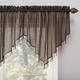 No. 918 Erica Sheer Crush Voile Single Ascot Curtain Valance