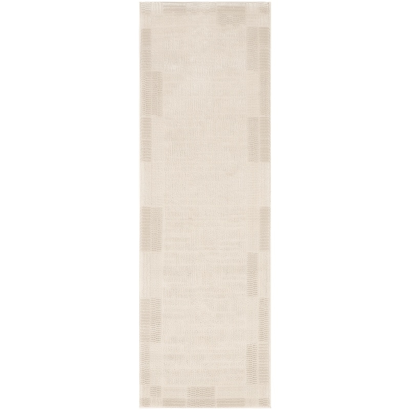 Nourison Nordic Indoor only Geometric Area Rug - 2' x 6' - Ivory/Grey - Runner