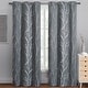 preview thumbnail 17 of 22, VCNY Home Kingdom Branch Blackout Curtain Panel - 40" x 84" Grey