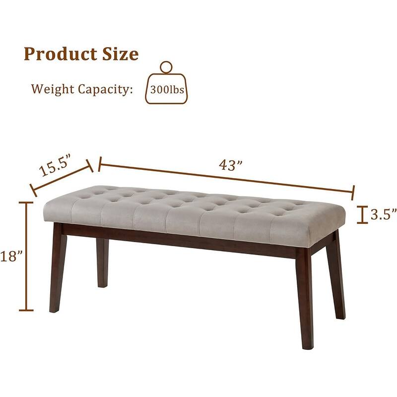 Upholstered Entryway Bench