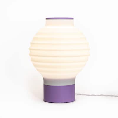 Asian Lantern 15" Vintage Traditional Plant-Based PLA 3D Printed Dimmable LED Table Lamp, by JONATHAN Y