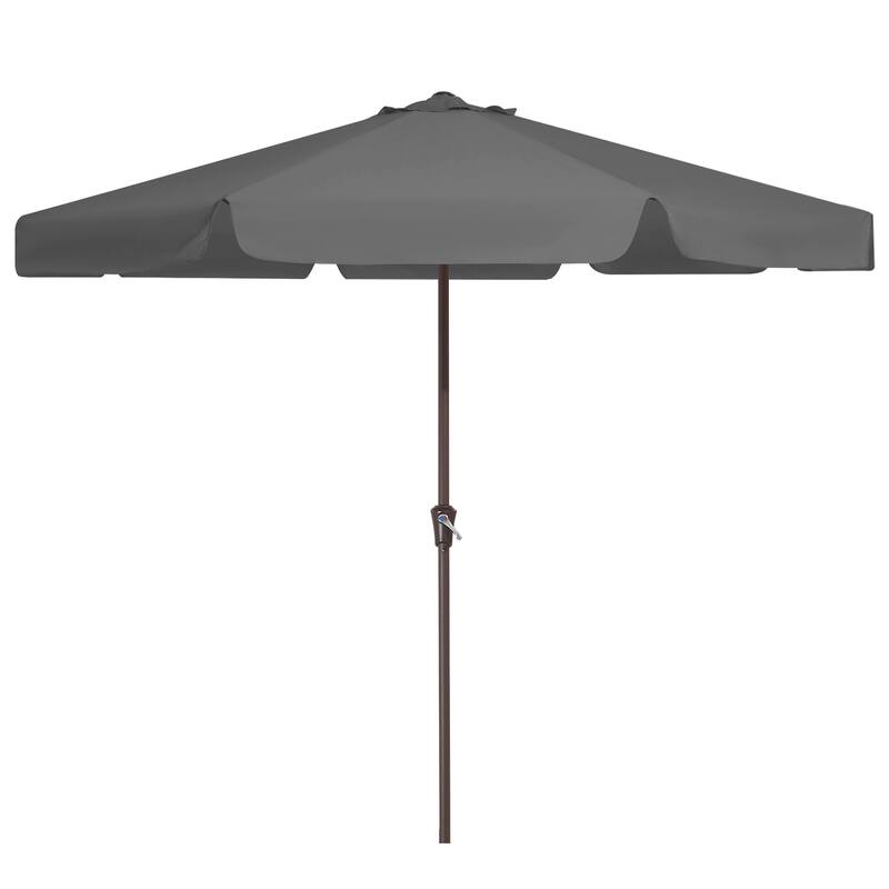 11ft Patio Market Umbrella with UV-Resistant and Sagging Edge Designed