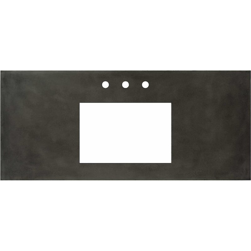 Native Trails VT48-R1812-NS-3 NativeStone 48" Stone Composite Vanity - Slate