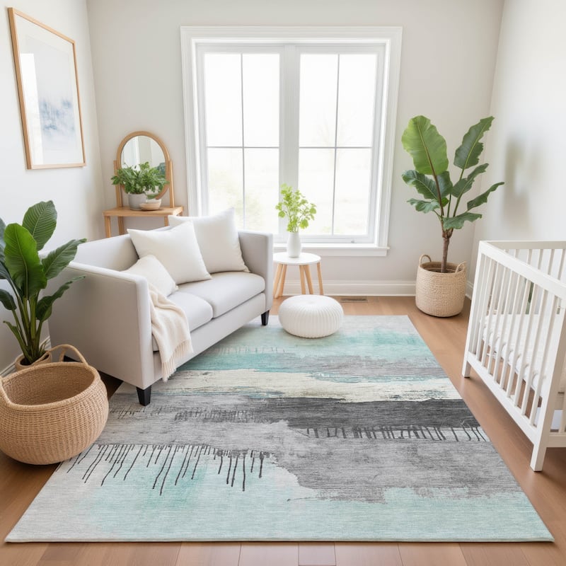 Premium Washable Super Soft Modern Glam Mayfield Rug