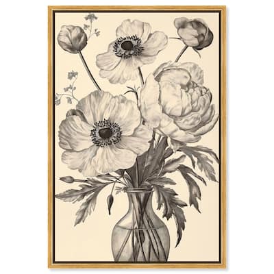 Vase of Vellum Canvas by Art Remedy