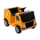 preview thumbnail 3 of 27, 12V Kids Ride-on Garbage Truck with Warning Lights and 6 Recycling Accessories - 33.5" x 20.1" x 22.8"