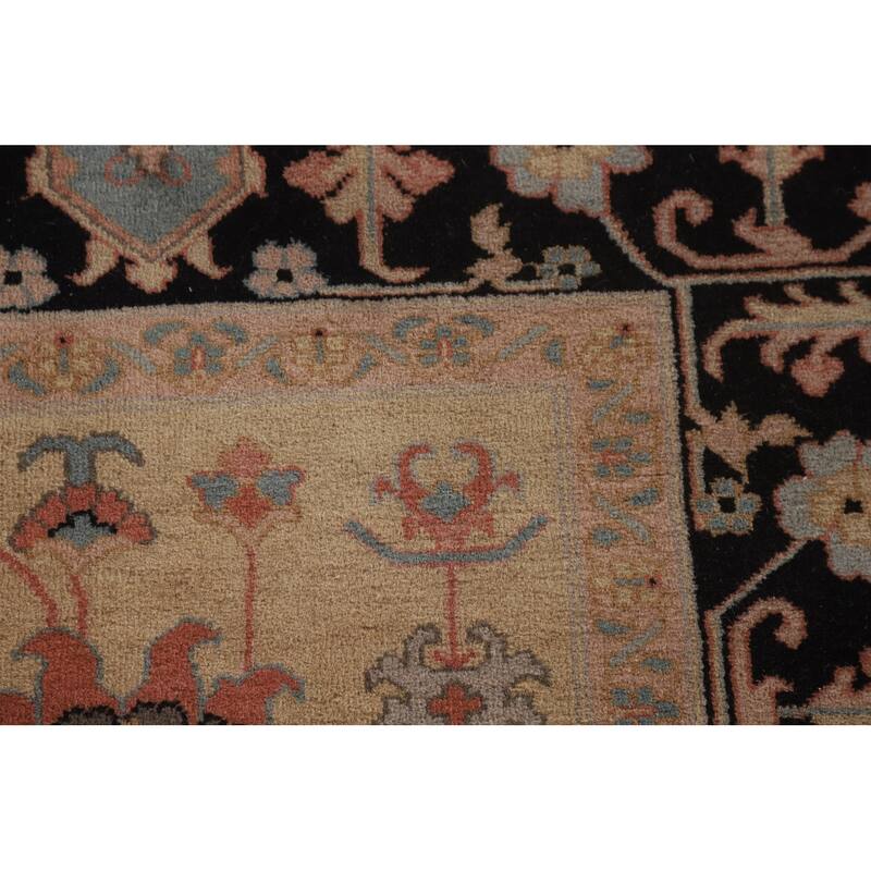 All-Over Ziegler Oriental Vintage Area Rug Handmade Wool Carpet - 5'8" x 8'7"