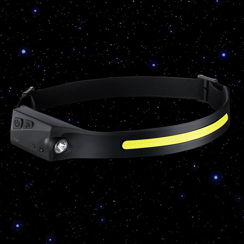 2 Pieces 350 lumens Rechargeable Headlamp with Adjustable Elastic Headband Suitable for Adults or Kids - 4.7"D x 3.1"W x 2.1"H