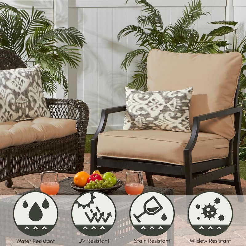 Premium Deep Seat Outdoor Cushion Set by Greendale Home Fashions (Cushions Only)