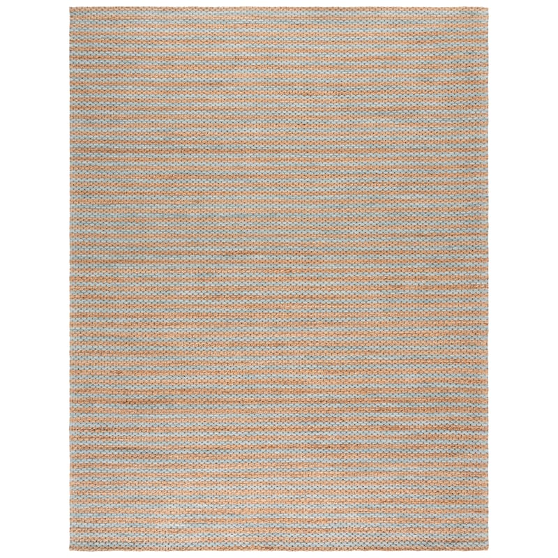 Martha Stewart by SAFAVIEH Handmade Deivi Jute Rug - 9' x 12' - Natural/Light Blue