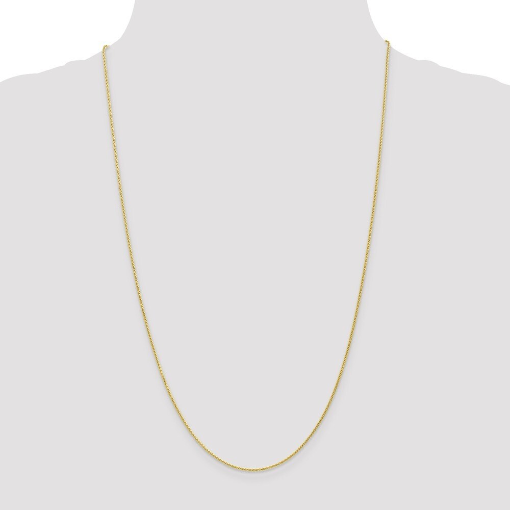 10k Wheat Chain Necklace in Yellow Gold White Gold Choice of Lengths 16 18 20 24 and 1.2mm 1mm 10k Wheat Chain Necklace in Yellow Gold White Gold Choice of Lengths 16 18 20 24 and 1.2mm 1mm