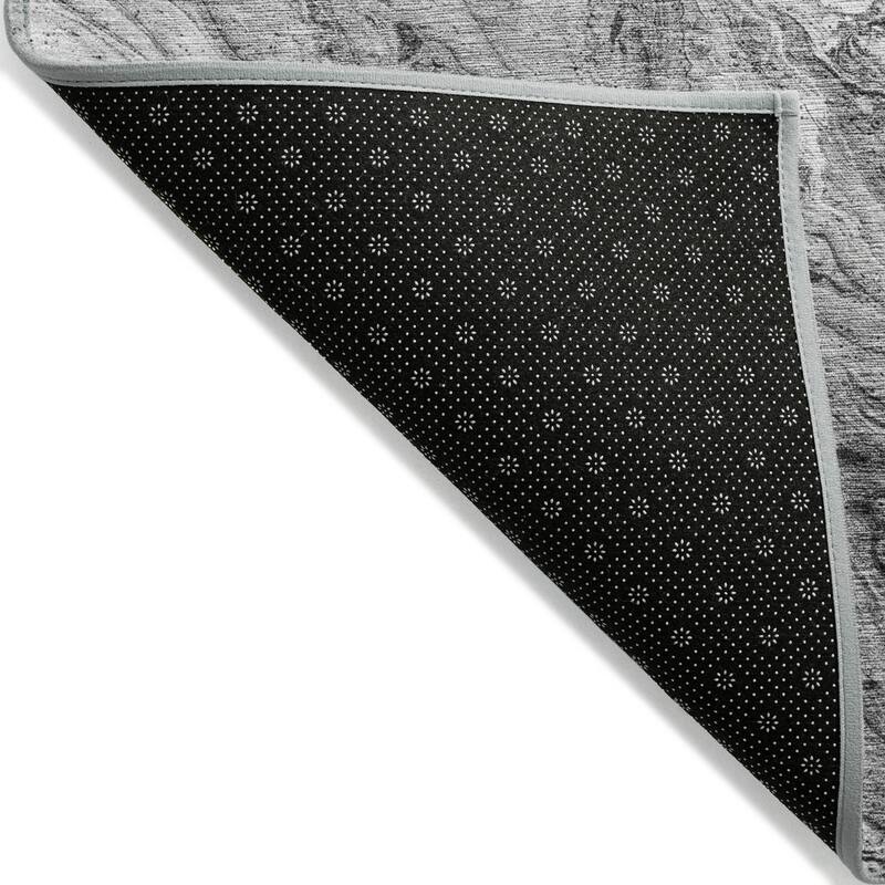 Machine Washable Indoor/ Outdoor Chantille Modern Abstract Rug