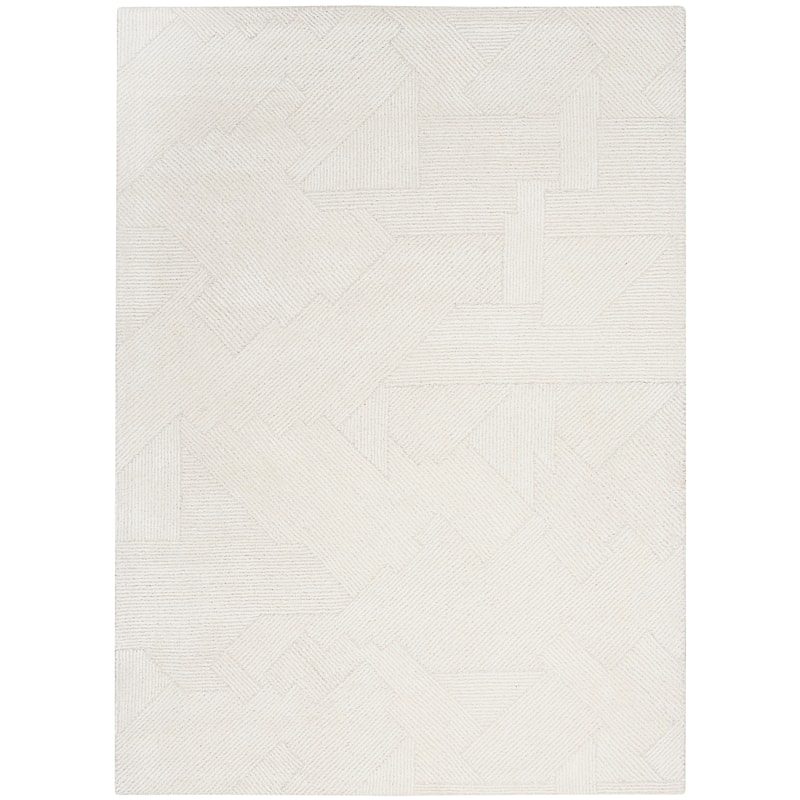 Michael Amini Abstract Linear Shimmer Area Rug