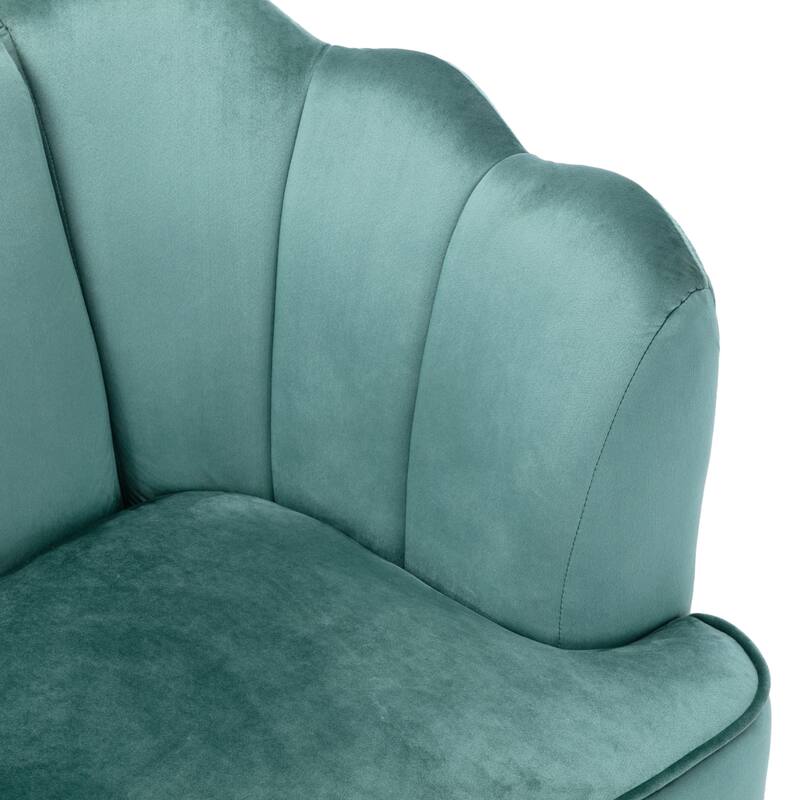 Reitz Glam Velvet Shell 3 Seater Sofa by Christopher Knight Home - 76.25" L x 29.25" W x 33.50" H
