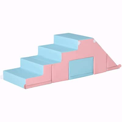 Soft Foam Climbing Set for Toddlers and Kids, Easy-to-Clean 2-Piece Play Set