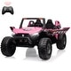 preview thumbnail 22 of 40, 24V 2 Seaters Ride On UTV with Remote Control Pink