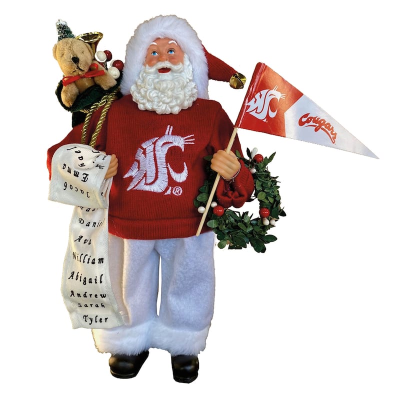 12" WSU Proud Santa