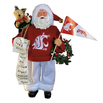 12" WSU Proud Santa
