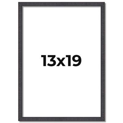 13x19 Frame Brown Picture Frame - Complete Modern Photo Frame Includes