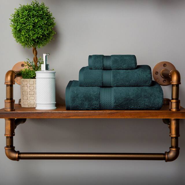 Marche Egyptian Cotton 3 Piece Towel Set by Miranda Haus