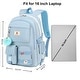 preview thumbnail 6 of 16, Backpacks 15.6 Inch College Backpack Elementary Middle High School Bag Large Cute Bookbags Anti Theft Travel Back Pack