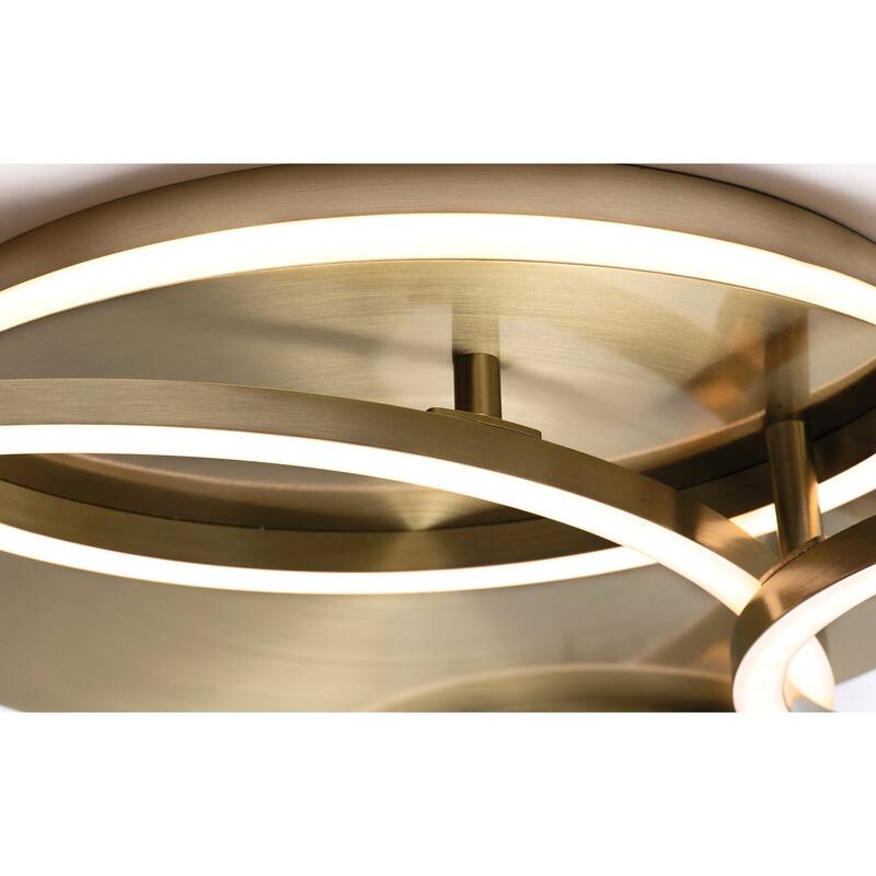 AFX ORBF24LAJD1 Orbit 24" Wide LED Semi-Flush Ceiling Fixture