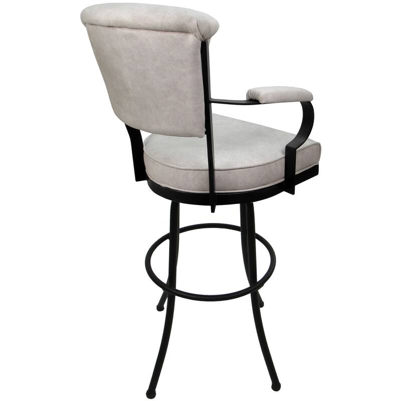 Miami Extra Tall 34" Spectator Metal Bar Stool on Noam Base - 34" Seat Height
