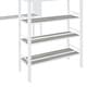 preview thumbnail 23 of 22, Twin Size Loft Bed, Metal Twin Loft Bed Frame with 3 Layers of Shelves and Desk, Stylish Metal Bed with Whiteboard