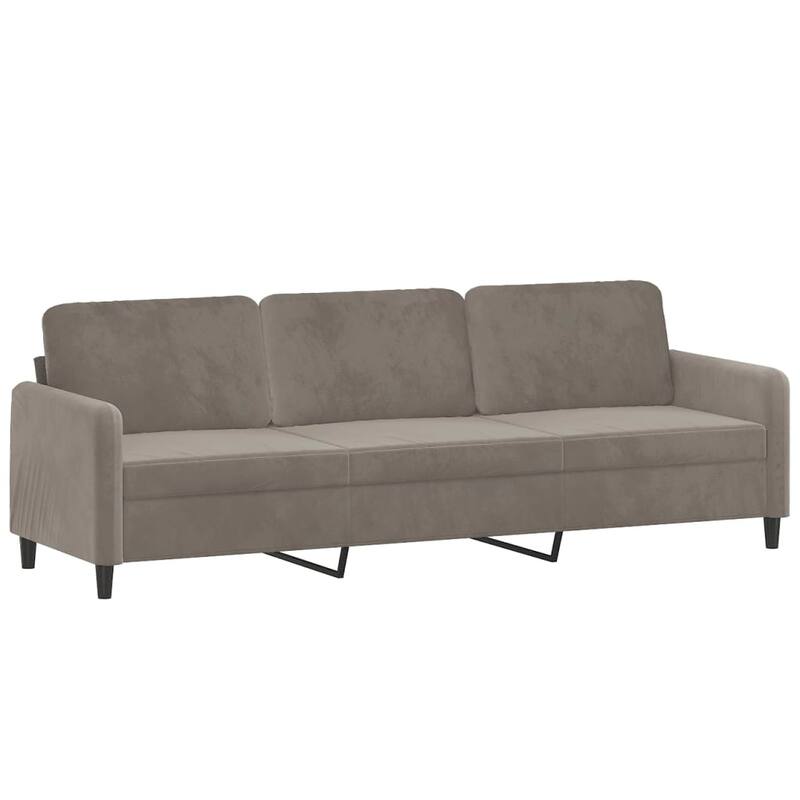 vidaXL Sofa Sectional Couch with Pillows and Cushions for Living Room Velvet