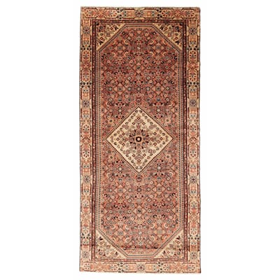 ECARPETGALLERY Hand-knotted Andelz Copper Wool Rug - 4' 7" x 10' 6"