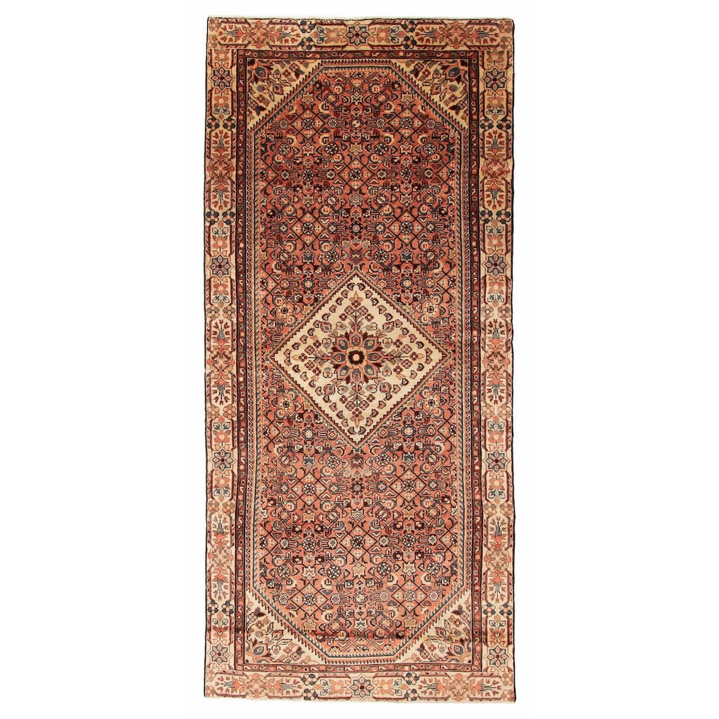 ECARPETGALLERY Hand-knotted Andelz Copper Wool Rug - 4' 7" x 10' 6"