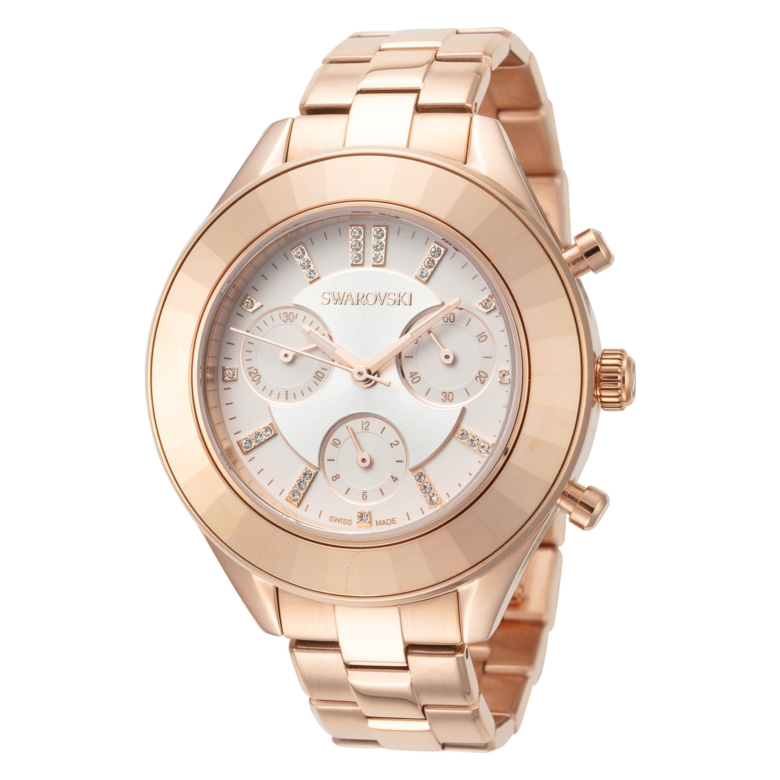 Swarovski Men's Octea Lux Sport 39mm Quartz Watch 5610517 - Silver