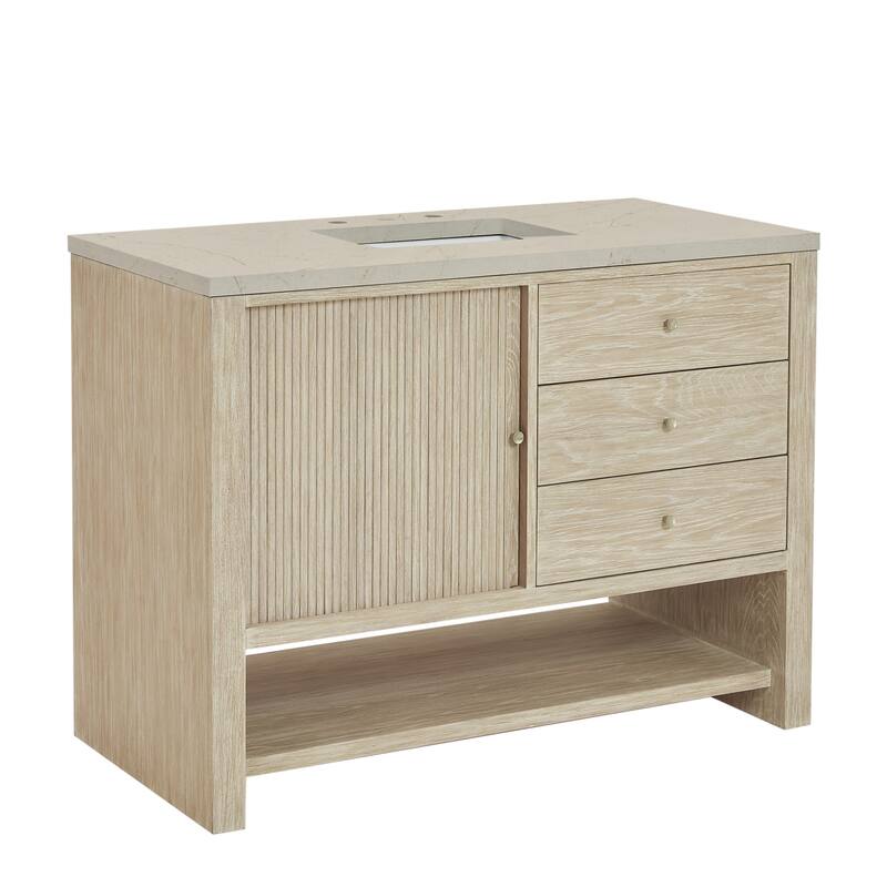 James Martin Vanities D404-V48-3EMR Marigot 48" Single Basin Wood