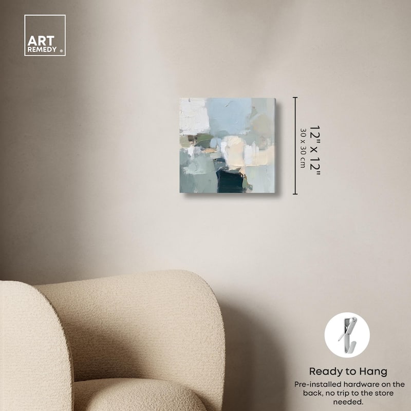 Seafoam and Sand I Canvas by Art Remedy, Gallery Wrapped