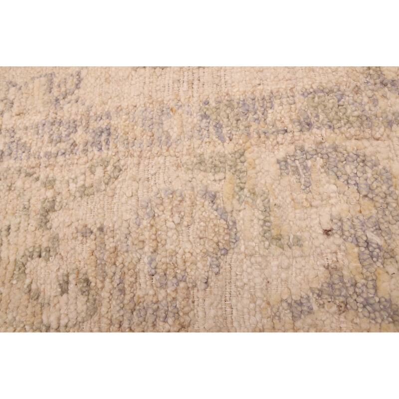 ECARPETGALLERY Hand-knotted Looma Ivory Wool Rug - 8'6 x 9'9